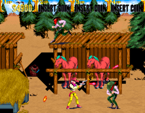 Sunset Riders (4 Players ver ADD) Screenshot 1